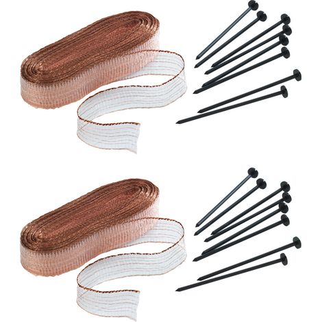 Maximex Schnecken-Stopp 8 Meter 2er Set, effektive Schneckenabwehr, Orange, Polyester mehrfarbig (1/5)