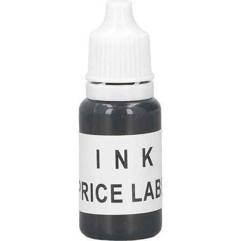 10ML recharge d'encre noire pour étiqueteuse, encre carbone de remplacement pour rouleau de machine à étiqueter (1/5)