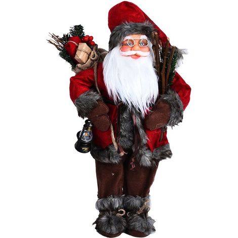 Décorations de Noël, figurine du Père Noël, poupée à bâtonnet (1/5)
