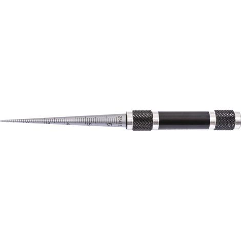 TECWERK Lochlehre 1-6mm kon.Abl.0,1mm TECWERK