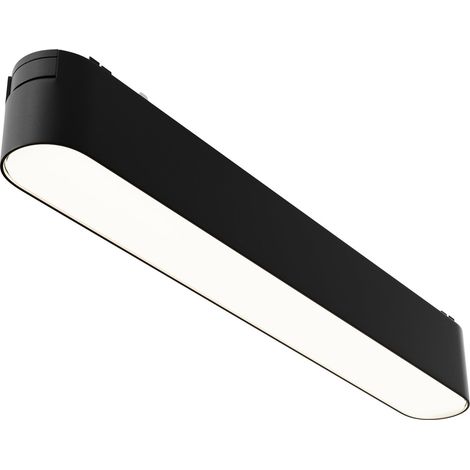 Lampada binario 1 circuito nera lineare LED 12W 4000K Maytoni (1/2)