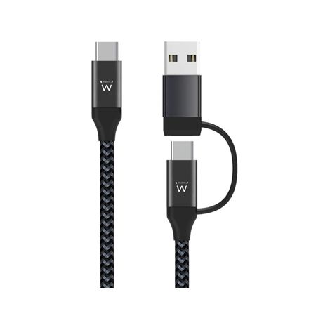 Cable Cargador USB Ewent EW9918 Negro 1 m (1 unidad)