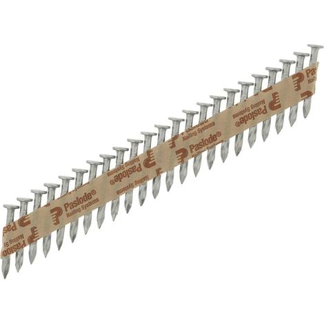 Paslode ELECTROGALV Twisted Nails 3.4 x 35mm (Box 2500 + 2 Fuel Cells) (1/3)