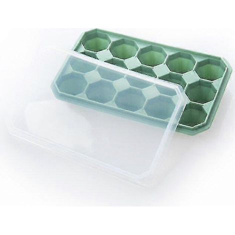 Moule à glaçons de 20 cm avec couvercle, pour gâteaux, puddings et chocolats (vert) (1/5)