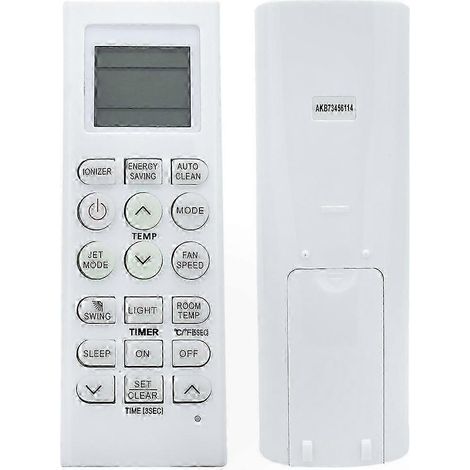 Télécommande universelle pour climatiseur LG S09SWC, ASNH24GC, AMNW07GR - Commande à distance compatible, remplacement original, fonctionne avec modèles sélectionnés, usage domestique. (1/2)