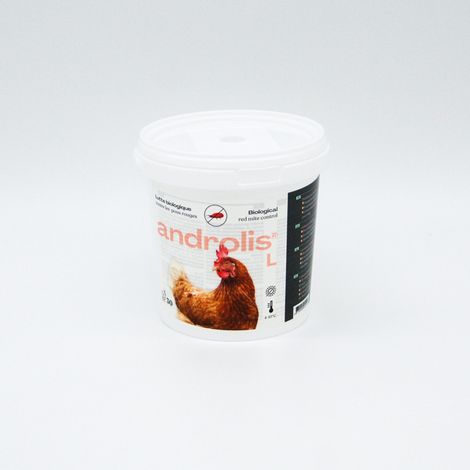 Poulailler Direct – Anti-poux rouges biologiques pour volailles – 1 litre – Efficacité 8 semaines – Contient 20 000 prédateurs naturels
