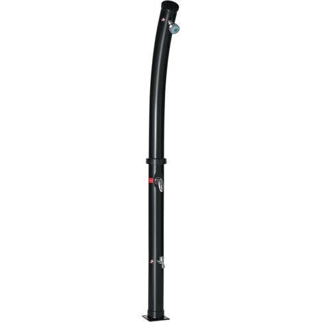 Douche solaire de jardin solaire 20 litres. température de l'eau réglable jusqu'à 60℃. pour camping piscine plage. noir (1/5)