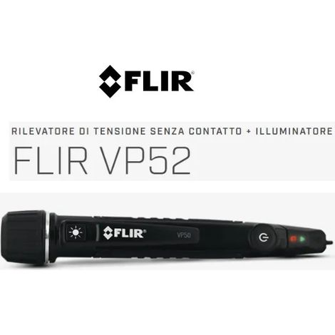 RILEVATORE METRICA DI TENSIONE "FLIR VP52" SENZA CONTATTO + ILLUMINATORE (1/4)