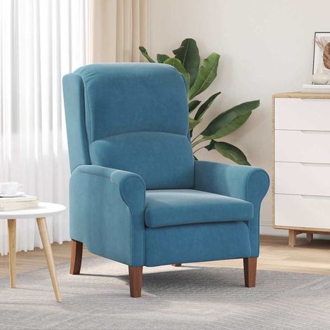 Sessel Blau Samt (1/5)