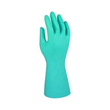 Boite de 50 gants nitrile extra long - taille 6.5 / S – Usage unique – pour la protection lors de petits travaux, nettoyage, examens…