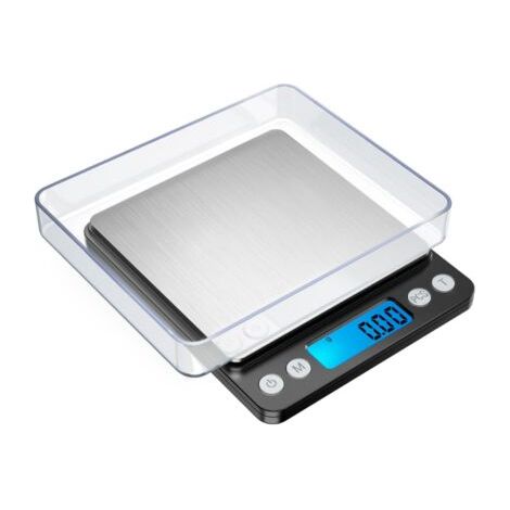 QORVA-Balance de poche, échelle de grammes 0,01 g / 500 g (1/5)