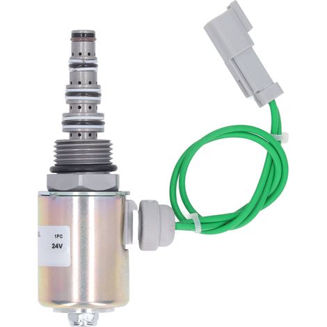 Électrovanne d'arrêt 24V pour Caterpillar 953C, fermeture rapide, économie d'énergie, robuste, compatible pièce moteur, arrêt instantané, vanne solénoïde fiable. (1/5)