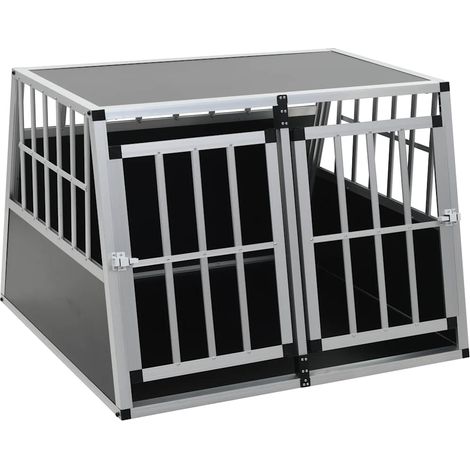 vidaXL Jaula de perro con puerta doble 94x88x69 cm (1/2)