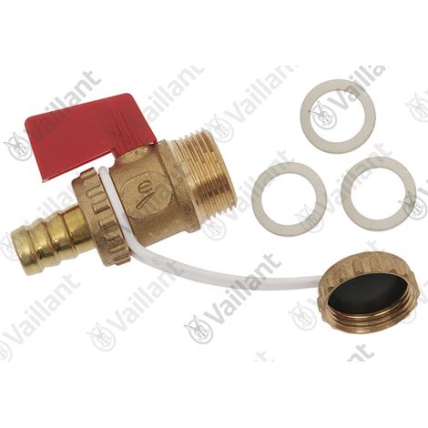 VAILLANT Soupape de vidange, 3/4 VAS 106/3 u.w. Vaillant-Nr. , 0020085445