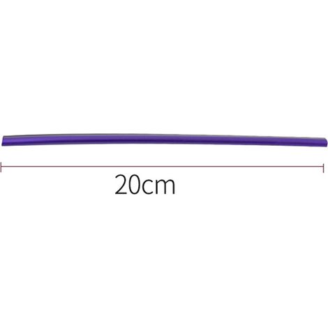 10 pièces moulures en U chromées violettes pour bouches d'air climatisation voiture, 20 cm décoration tableau de bord (1/2)