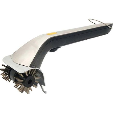 Brosse pour barbecue électrique, poils métalliques sécuritaires, brosse pour barbecue d'extérieur, brosse de nettoyage pour barbecue à vapeur Rosewell avec poils