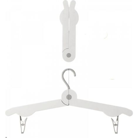 Cintre pliable en forme de lapin, joli cintre de voyage pour vêtements d'intérieur, cintre portable (1/3)