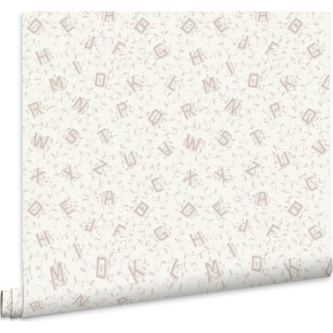 Laura Ashley Alphabet Vliestapete Dove Grey 10mx52cm (1/5)