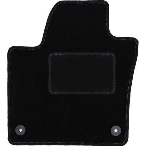 Tapicería negra mate para el asiento del conductor para: Volkswagen Sharan II monovolumen (2010-) (1/5)