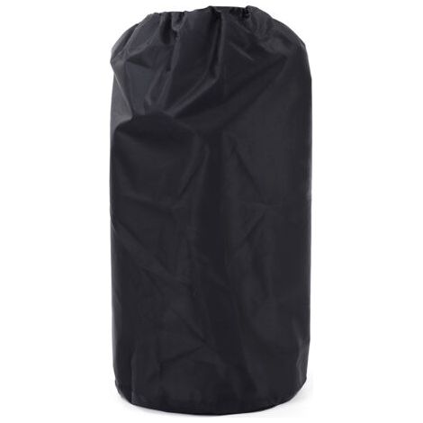 Couvercle de réservoir de gaz en tissu Oxford noir 210D petit couvercle de réservoir de propane extérieur, 31x59cm (1/4)