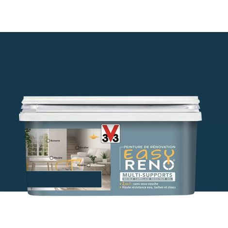 Peinture Multi-Supports V33 Easy Réno Bleu turquin 2 L