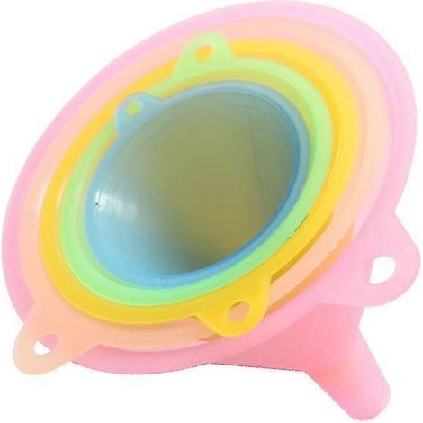Ensemble de 5 entonnoirs en plastique tout usage - Entonnoirs pour la cuisine et le remplissage de bouteilles - Petit ensemble d'entonnoirs - Mini/petit/grand - Qualité alimentaire et sans BPA (2 pièc (1/3)