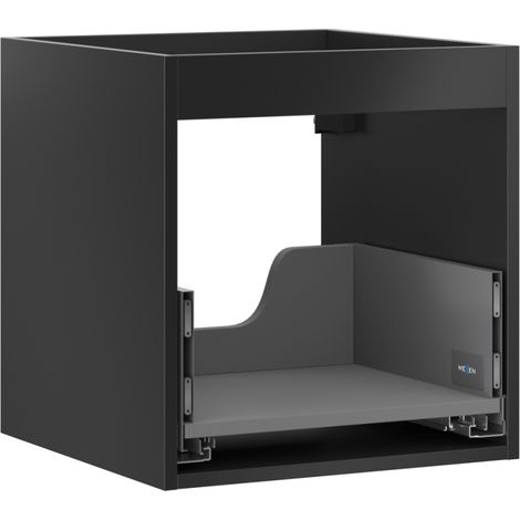 Mexen Box-A corps de meuble sous-lavabo 45 cm, 1 tiroir, noir mat - 91AX0-0450-470-1-71 (1/4)