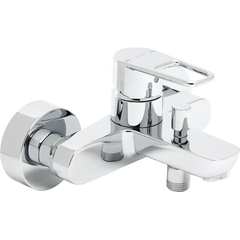 Flow Soft mitigeur bain/douche mural à levier, sans ensemble de douche, chrome (A42948)