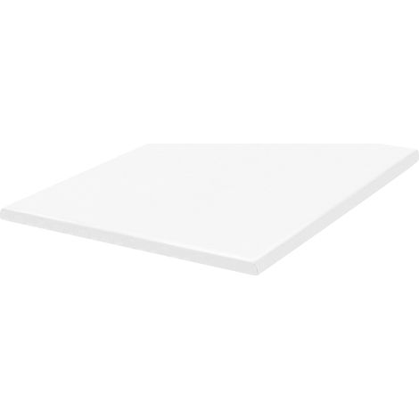 Cubrecolchón de espuma 140 x 200 cm blanco Calm