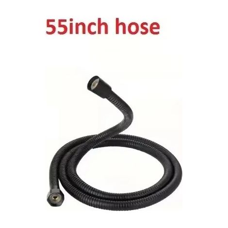 (Tuyau noir de 140 cm) Douchette de robinet de salle de bain, douchette de bidet portable, douchette de bidet à main, douchette à eau brossée (1/5)