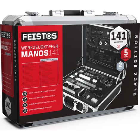 FEISTOS Manos 141 Metall Werkzeugkoffer bestückt 141 Teile (1/5)