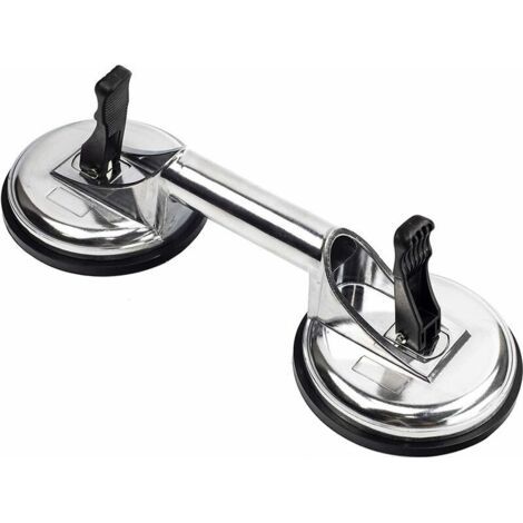 Ahlsen Ventouses Lifter,Lourd Devoir Aluminium Vide Poignées Assiette Ventouse pour En Mouvement Grand Verre/Sol Écart Fixateur/Bosse Extracteur/Tuile,Tampon Levage (1/5)