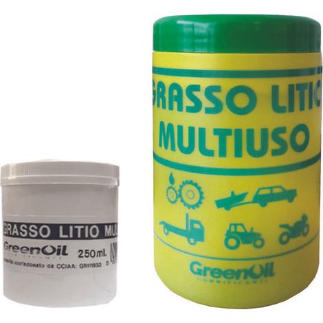 GRASSO AL LITIO UNIVERSALE- - Kg.1 in barattolo - 2 pezzi