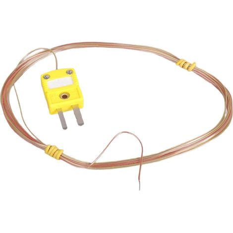 Fil thermocouple de type K avec isolation et bouchons pour une mesure précise de la température dans les applications industrielles (1/5)