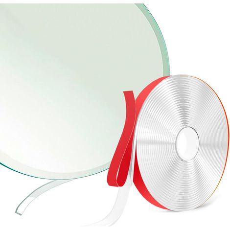 Lèvre d'étanchéité en silicone pour plaque de cheminée, plaque de fond en verre, plaque de four, plaque de sol, plaque de cheminée, autocollante en (5m) (1/5)