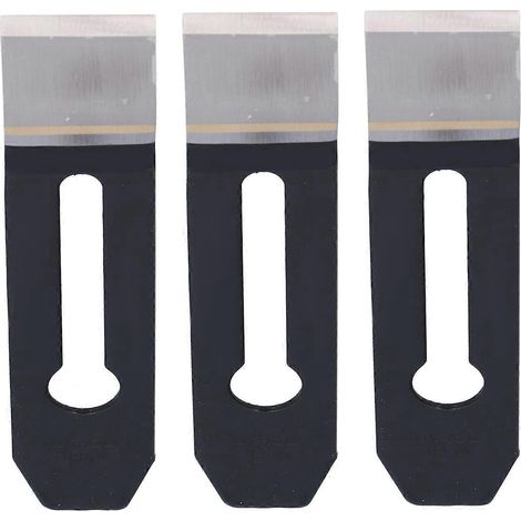 3-teiliges Hobelmesser-Set, 38 mm, wärmebehandelt, verschleißfest, langlebig, einfach zu handhaben, für die Holzbearbeitung