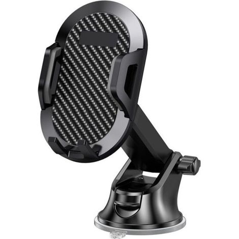 Support de Téléphone Voiture Portable À Ventouse Rotation 360° pour Sur le pare-brise & tableau de bord (1/4)