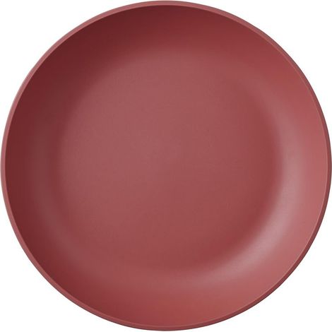 Assiette creuse Silueta - Lavable au lave-vaisselle et résistant au micro-ondes - Assiettes en plastique - Assiettes plates - Vaisselle - 21 cm - Vivid mauve (1/5)