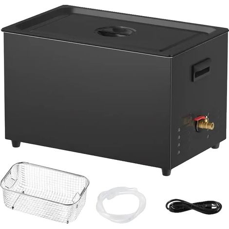 Nettoyeur Ultrasonique, Capacité de 30L, Fréquence de 40 kHz, noir (1/2)