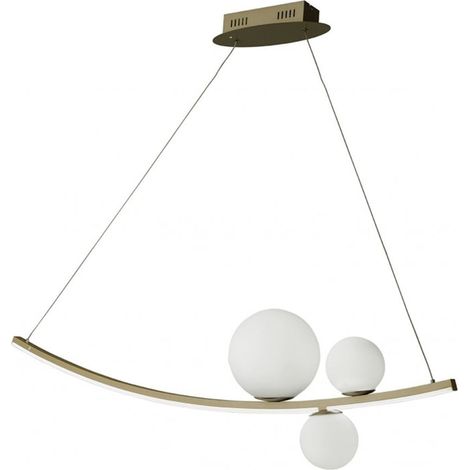 Suspension LED design moderne dimmable Altalena - Or (1/2)