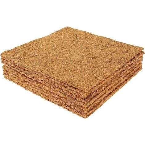 Tapis de nidification naturels en fibre de coco pour poules pondeuses (10 pièces) (1/5)