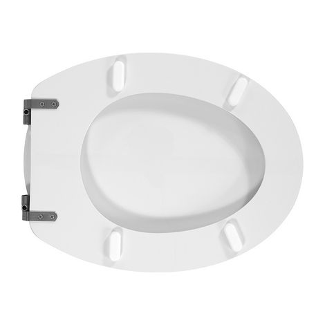 SEDILE WC PER DOLOMITE VASO PERLA FORMA 1- Bianco - Cerniere A passan- CW- pezzi 1