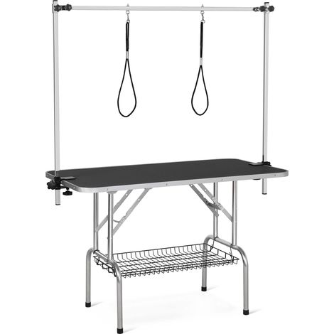 Table de Toilettage Réglable et Pliable 118x60x177 cm (1/5)