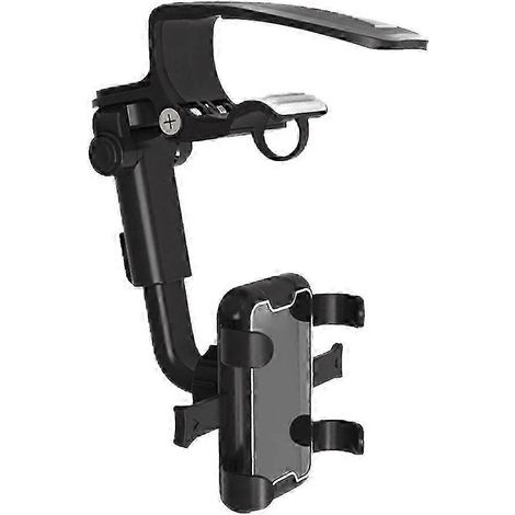 Support de téléphone pour tableau de bord de véhicule, fixation universelle avec poignée et manipulation facile d'une seule main, compatible avec les smartphones pour la navigation GPS. (1/5)