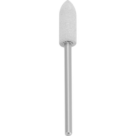 Fraises de polissage dentaire en caoutchouc silicone grain 240, accessoire de meulage et perçage dentaire, couleur argent blanc (1/5)