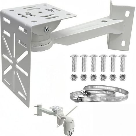 Support Polyvalent d'angle pour Caméra Extérieure, Idéal pour Une Surveillance Efficace en Extérieur (1/5)