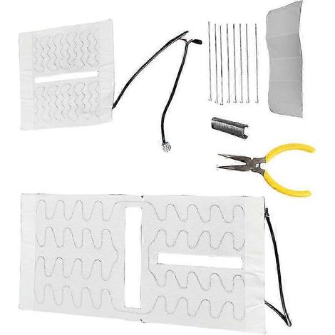 Un kit de chauffage de dossier de siège comprend des coussins chauffants pour le bas et le haut du siège, références 88940288 et 88940289. Compatible avec les pick-ups modèles 03-07, références 641106 (1/5)