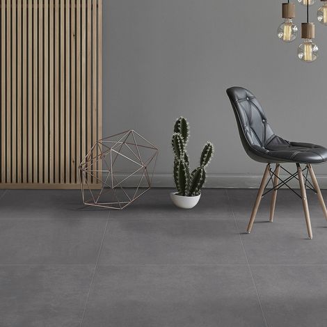 Azulejo De Pared De Gres Porcelánico Efecto Resina Espatulada Negro Mate 20X50 - ESPO1705 (Ceramishop.es) (1/5)