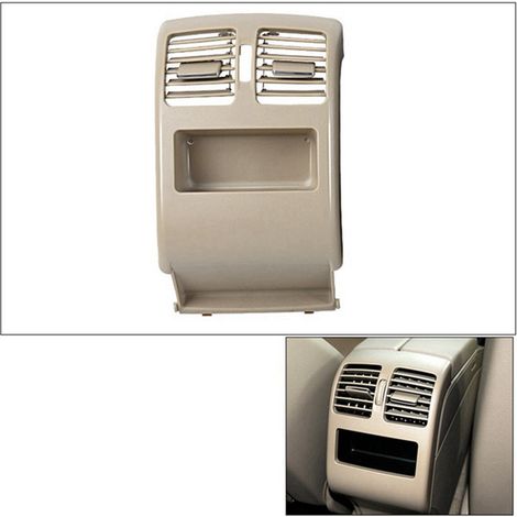 Applicable à la grille d'aération de la climatisation de la console arrière des Mercedes-Benz GLK de 2008 à 2015 (1/4)