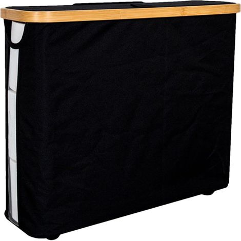 Panier de rangement 23 L avec couvercle – papier (1/5)